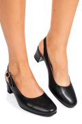 PANTOFI NEGRI PIELE NATURALA 1PC441B
