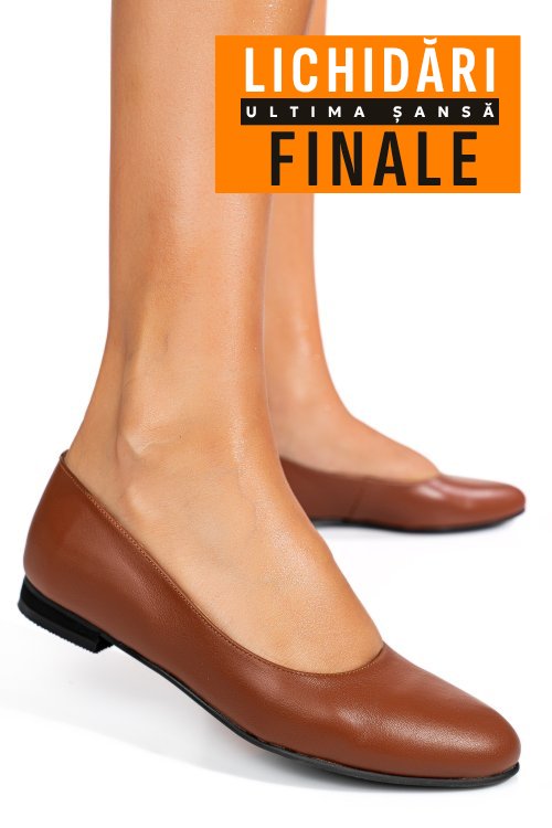 Balerini maro piele naturala 4s7755