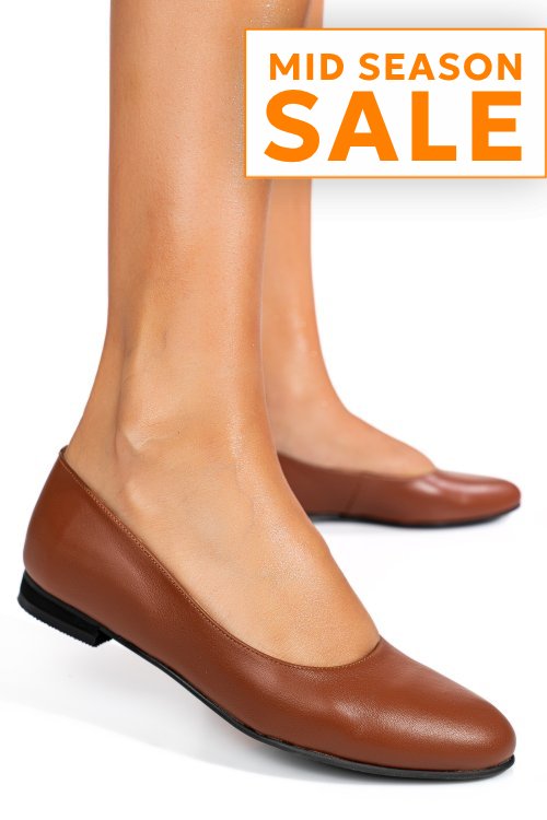 Balerini maro piele naturala 4s7755