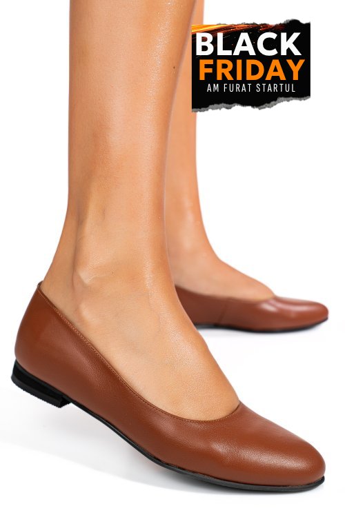 Balerini maro piele naturala 4s7755