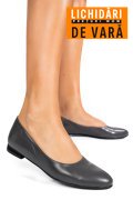 BALERINI GRI INCHIS PIELE NATURALA 4S7755