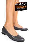 BALERINI GRI INCHIS PIELE NATURALA 4S7755