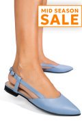 BALERINI ALBASTRI PIELE NATURALA 3S7725