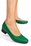 PANTOFI VERDE DESCHIS PIELE NATURALA 2S77040