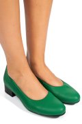 PANTOFI VERDE DESCHIS PIELE NATURALA 2S77040
