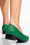 PANTOFI VERDE DESCHIS PIELE NATURALA 2S77040