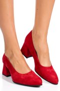 PANTOFI ROSII PIELE NATURALA INTOARSA 5S77006