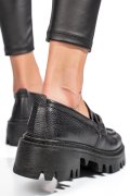 MOCASINI NEGRI PIELE NATURALA IPCBM023B