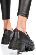 MOCASINI NEGRI PIELE NATURALA IPCBM019B