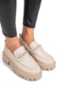 MOCASINI CREM PIELE NATURALA IPCBM022B