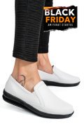 MOCASINI ALBI PIELE NATURALA 3PC01MM