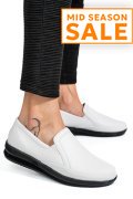 MOCASINI ALBI PIELE NATURALA 3PC01MM