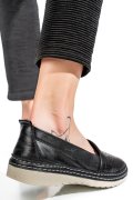 ESPADRILE NEGRE PIELE NATURALA 9PC0