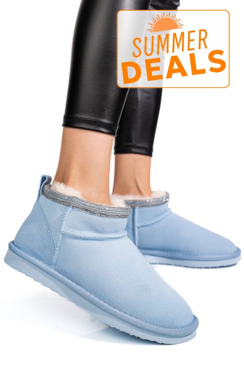 Cizme albastre piele naturala 0s77957