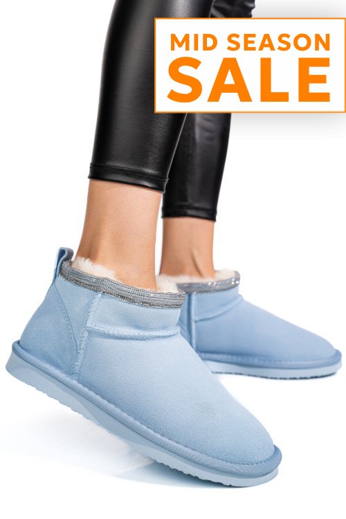 Cizme albastre piele naturala 0s77957