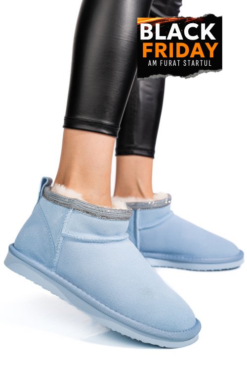 Cizme albastre piele naturala 0s77957