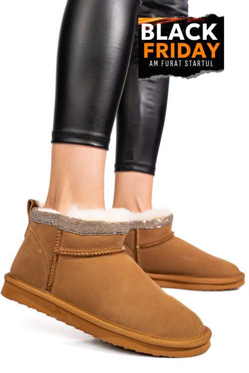 Cizme maro piele naturala 0s77957