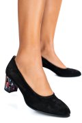 PANTOFI NEGRU PICASSO PIELE NATURALA INTOARSA 1S77500