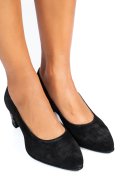 PANTOFI NEGRU PICASSO PIELE NATURALA INTOARSA 1S77500