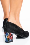 PANTOFI NEGRU PICASSO PIELE NATURALA INTOARSA 1S77500