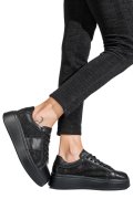 PANTOFI SPORT BLACK PIELE NATURALA FSP001-848