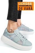 PANTOFI SPORT LIGHT BLUE PIELE NATURALA FSP001-848