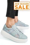 PANTOFI SPORT LIGHT BLUE PIELE NATURALA FSP001-848