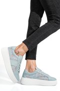 PANTOFI SPORT LIGHT BLUE PIELE NATURALA FSP001-848