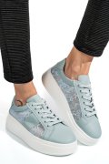 PANTOFI SPORT LIGHT BLUE PIELE NATURALA FSP001-848
