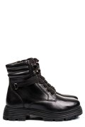 GHETE NEGRE PIELE NATURALA VB254208