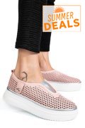 PANTOFI SPORT ROZ PIELE NATURALA TSP9008