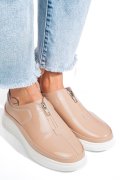 MOCASINI ROZ PIELE NATURALA LACUITA FSP002287