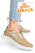 MOCASINI KHAKI PIELE NATURALA LACUITA FSP002287