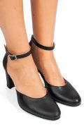 PANTOFI NEGRE PIELE NATURALA 1S77998