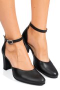 PANTOFI NEGRE PIELE NATURALA 1S77998