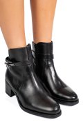 GHETE NEGRE PIELE NATURALA VB264207