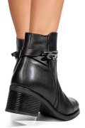 GHETE NEGRE PIELE NATURALA VB264207