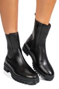 GHETE DAMA PIELE NATURALA NEGRE WS77H54H18