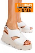 SANDALE ALBE PIELE NATURALA YS7714