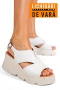 SANDALE ALBE PIELE NATURALA YS7714