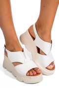 SANDALE ALBE PIELE NATURALA YS7714
