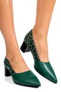 PANTOFI VERZI PIELE NATURALA 5S77602-II