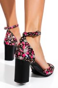 SANDALE NEGRI PIELE NATURALA 5S77925