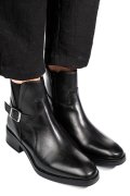 GHETE NEGRE PIELE NATURALA VB224203