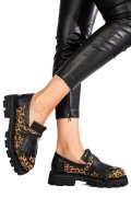 MOCASINI DAMA PIELE NATURALA BLACK LEO 3S7795