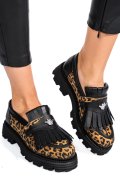 MOCASINI DAMA PIELE NATURALA BLACK LEO 3S7795
