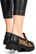 MOCASINI DAMA PIELE NATURALA BLACK LEO 3S7795