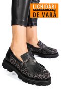 MOCASINI DAMA PIELE NATURALA GREY LEO 3S7795