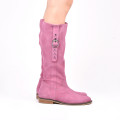 CIZME ROZ PIELE NATURALA INTOARSA 5S779137
