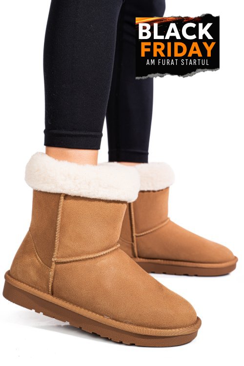 Cizme maro piele naturala 1s77221